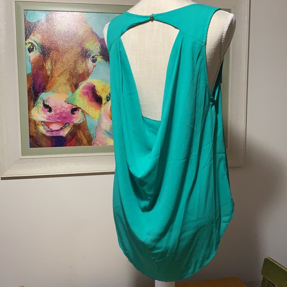 Sheer Dress tank top